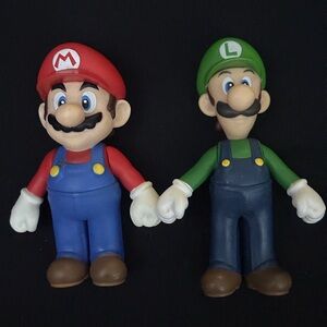 Mario and Luigi Figurines